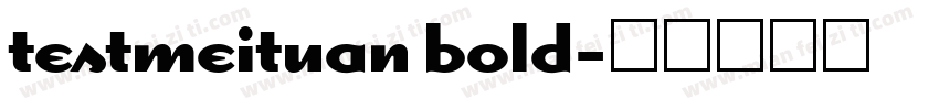 testmeituan bold字体转换